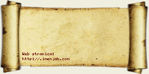 Andrijana Kalinić vizit kartica